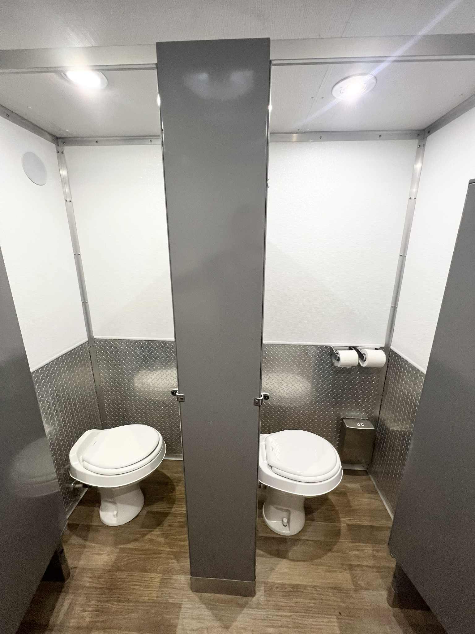 Luxury Restroom Trailer Interior